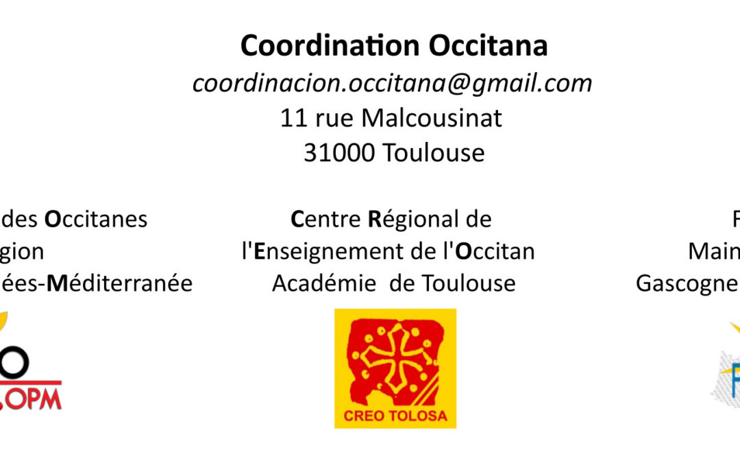La Coordination Occitane écrit aux candidats