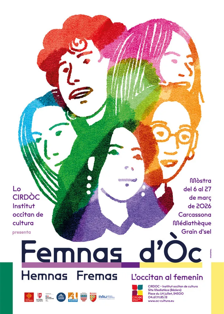 Aficha de la mòstra Femnas d'Òc