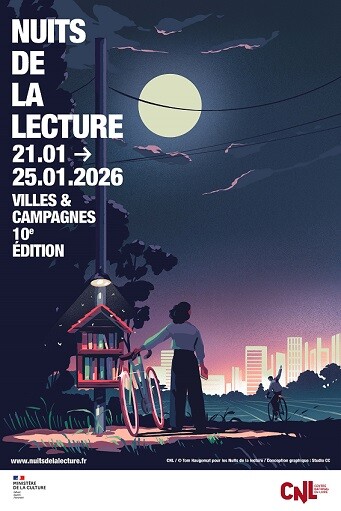 Aficha Nuits de la lecture